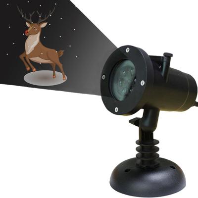 China Animated slides Outdoor Waterproof LED rotating party holiday Christmas light laser Wall Light Landscape Projector for sale