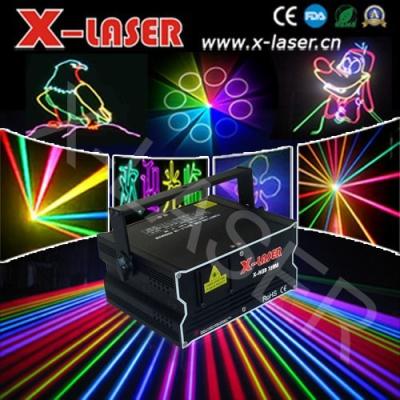 China Free Shipping 1W RGB Animation Laser ILDA 30Kpps Stage Disco Party Stage Lights, X-RGB 710M Stage Lighting System for sale