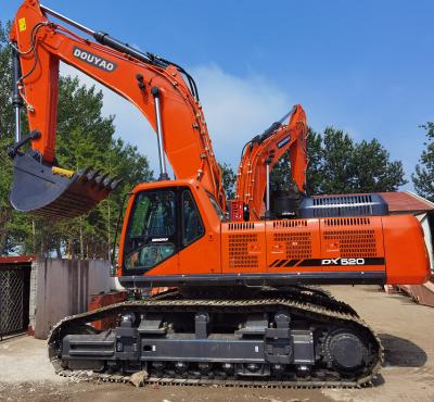 China Building Material Shops 52 Ton Efficient Excavator Earth Moving Equipment DouYao DX520 Good Condition DouYao Crawler Excavator for sale