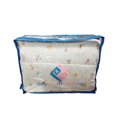 China New Sale Recyclable Well Clear Reusable Cuboid Type Packing PVC Zipper Bag for sale