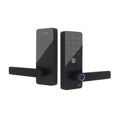 China Smart Wireless Small Apartment Fingerprint Door Lock TT Lock APP Remote Control for sale