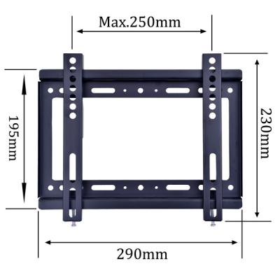 China 1.5mm Superior Cold Rolled Steel Smart (Anti-Corrosion) LCD Fixed Hanger Led TV Clamp Bracket Mounts 14-32 Inch for sale