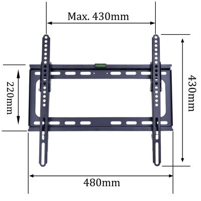 China TV Stand Metal Vesa Mount Bracket Height Adjustable Tilting LCD TV Stand for sale