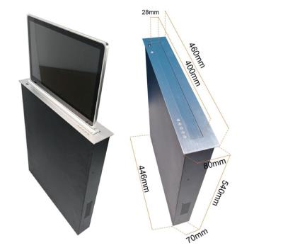 China 17.3 Inch FHD LCD Talking Ultrathin Monitor Screen Motorized Sound Lift For Conference Room for sale