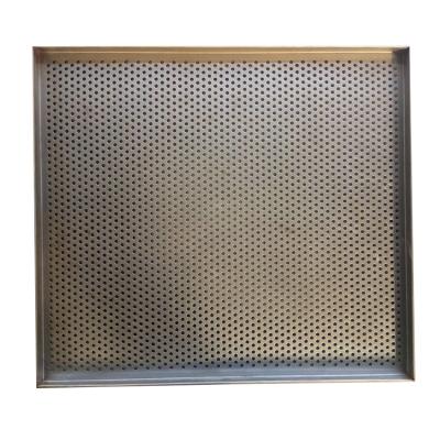 China Perforated Drying Tray Customized Perforated Stainless Steel Sheet Pan Baking Tray Dry Fry Pan for sale