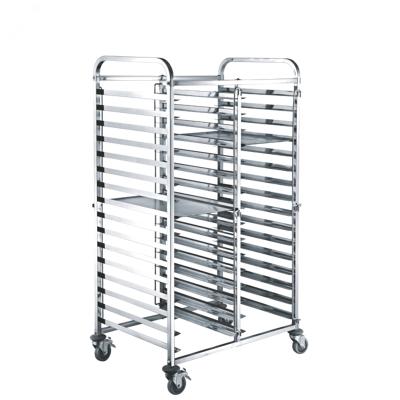 China Eco-friendly Commercial Bakery Trolley Rack Pan Bakery Rack Stainless Steel Roll Cooling Rack for sale