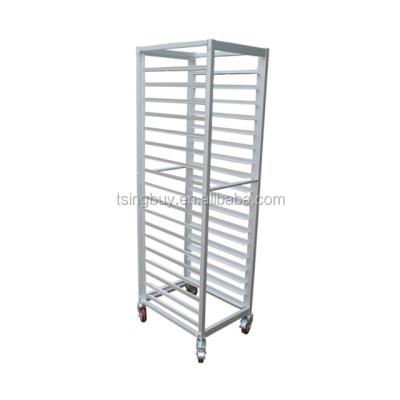 China Roll Pan Bakery Rack Stainless Steel Eco - Friendly Commercial Bakery Rack Trolley for sale