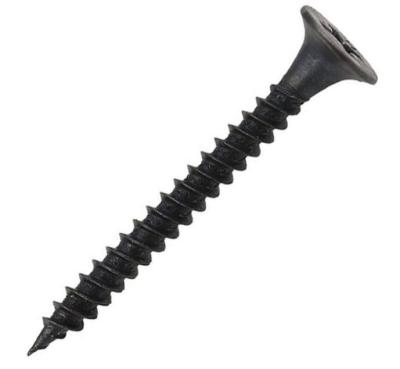 China Customized Black Flat Galvanize Drywall Screw Bugle Head Phosphating Corsica Drywall Screws for sale