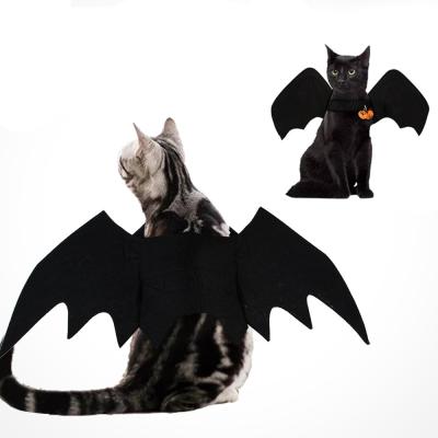 China 2021 Halloween Cats and Viable Dog Clothes Costumes Bat Wings Bells Pet Clothes for Dog and Cat for sale