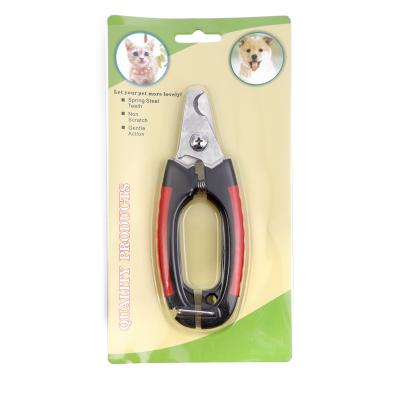 China Professional Cat Nail Cutter Pet Dog Blister Packing Card Large Professional Nail Clippers for sale