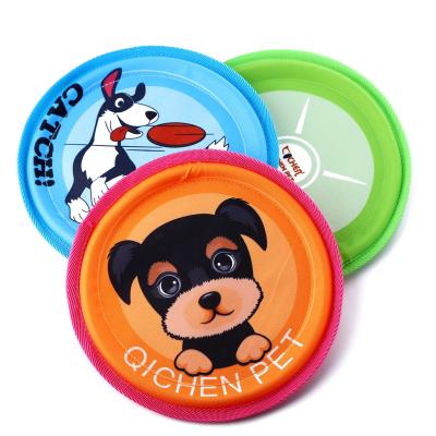 China Interactive Floating Dog Toy Dog Pet Toy Water Viable Oxford Cloth Color Drawing Pet Floating Toy Water for sale