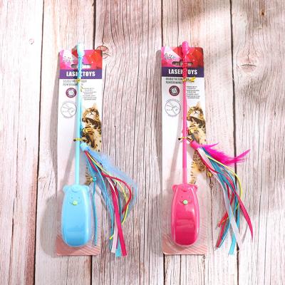 China Viable Electric Laser Cat Toy Laser Cat Toy Pet Supplies Mouse Laser Cat Stick for sale