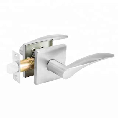 China Passageway/Hall& Passage Lever Door Handle Free-Holding Lever Set For Hallway Doors Or Closets for sale