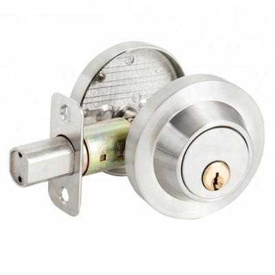 China Entry Cylinder Single Button Key Around Deadbolt Door Lock for sale