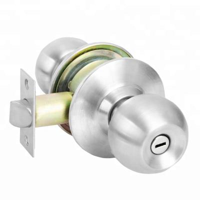 China Privacy/Bedroom/Bathroom Privacy Knob Round Cylindrical Round Door Lock for sale