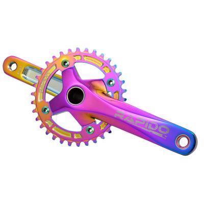 China Mountain Bikes Manufacturer Precision Machining Aluminum Alloy Bicycle Crank Chainwheel for sale