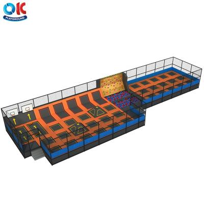 China Older Than 3 Years Trampoline Indoor Parks Rectangle CORRECT Commercial Fitness Playground For Sale for sale