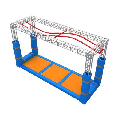 China Large Size High Strength Custom Kids Wooden Maze Ninja Course Equipment With Price for sale