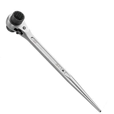 China 12 Point Industrial Tool Double Ended Socket Ratcheting Podger Scaffold Weed Wrench for sale