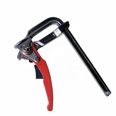 China Industrial Tool Lever Quick Release F Ratcheting Clamp All Steel For Wood Working for sale