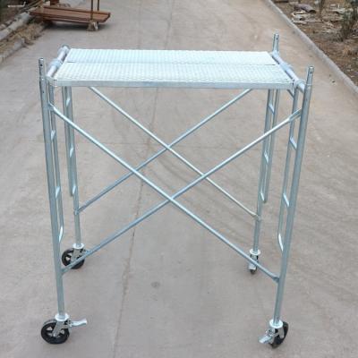 China Heavy Duty Scaffolding Frame Drop Pin Lock Walk Through Frames for sale