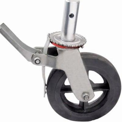 China Heavy Duty Scaffolding Caster Rubber Wheel for sale