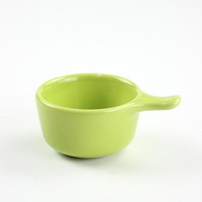 China Sustainable Nordic Household Ceramic Flavor Dish Soybean Vinegar Dipping Small Bowl Sauce Dish Seasoning Dish for sale