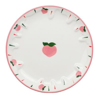 China Viable Wholesale Porcelain Dish Dishes Restaurant Plates Kitchen Dish Support OEM Tableware Manufacturing Supplier for sale