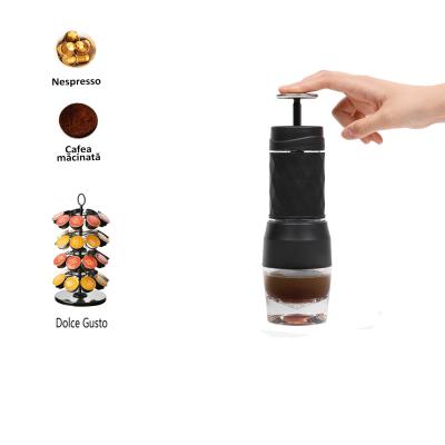 China Sustainable Mini Espresso Capsule Coffee Machine With Nespresso Dolce Enthusiasm And Ground Coffee for sale