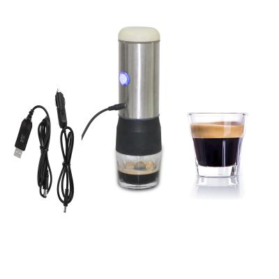 China Viable Coffee Maker 12V Mini Travel Espresso Machine Car Portable Coffee Maker for sale