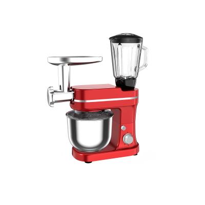 China 1200W Beater Ejector Button 3 IN 1 Professional Multi-function Kitchen Machine Cake Mixer Stand Mixer for sale