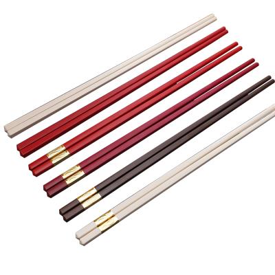 China Wholesale Custom Black Chopsticks Standard Size Plastic Chopsticks Viable For Sushi for sale