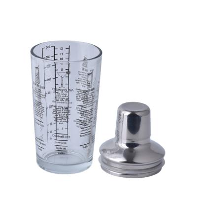 China Durable 350ml Custom Bar Tools Wholesale Stainless Steel Barware Cocktail Shaker Stainless Steel for sale