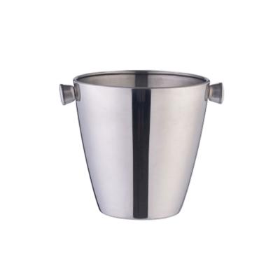 China Viable custom logo sales large capacity wine bar 304 stainless steel metal metal hot cooler champagne beer ice bucket for sale