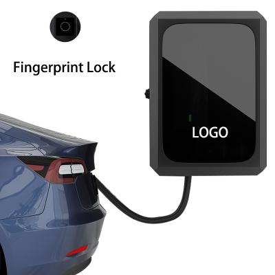 China Metal Indoor Dustproof EV Charger Power Vehicle Protection Charging Wall Mounted Fence with Fingerprint Lock for sale