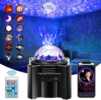 China Modern Led Music Player with Bluetooth Remote Control Timer Star Projector Starry Light Remote Control Video for Game Rooms for sale