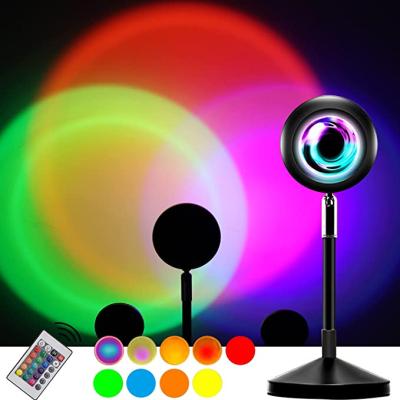 China Decor Drop Shipping Usb Power Sunset Projector Lamp Night Light for sale