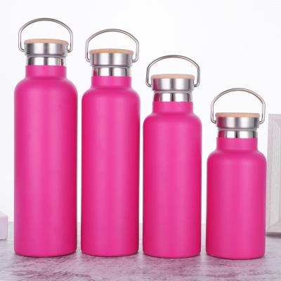 China Custom Wholesale Stainless Steel Double Tumbler Sports 12oz 32oz 64oz Wall Vacuum Flask Cup Stainless Steel Stocked Water Bottle for sale