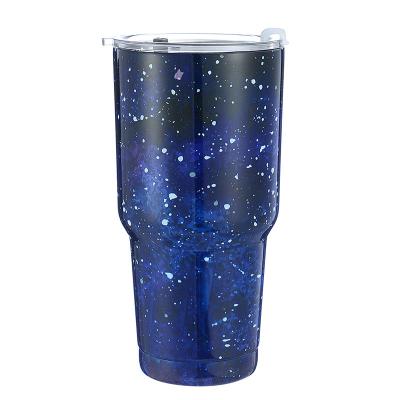 China Viable Keep Fresh Travel Mug Sublimation Coffee Tumbler Cup Custom Travel Mug With Straw Insulated Stainless Steel Travel Mug for sale