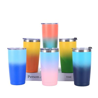 China Viable Keep Cold Travel Bulk Mug Custom Coffee Mug With Lid Double Wall Tumbler Cups Insulated Stainless Steel Travel Coffee Mugs for sale