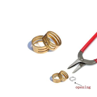 China Different Styles For Choice Brass Open Slot Jump Rings Finger Jewelry Closing Tools For DIY Making Craft Circle Bead Pliers Opening Aid Tools for sale