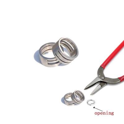 China Different Styles For Choice Stainless Steel Slot Open Jump Rings Finger Jewelry Closing Tools For DIY Making Craft Circle Bead Pliers Opening Aid Tools for sale