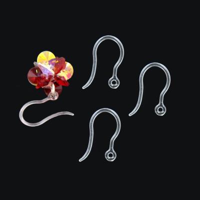 China High Quality Plastic Transparent Invisible Hook Earring Hypoallergenic Jewelry Accessories ERTOU-2221 for sale