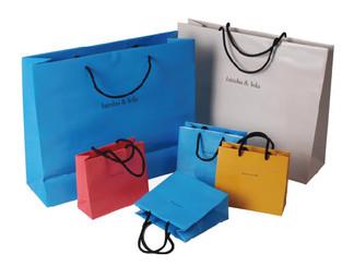 China High quality different shape design cosmetic paper bag, cosmetic shopping bag for sale