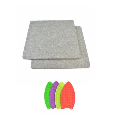 China Hot Sale Portable Quilter Woolen Tending Ironing Rug New Zealand 100% Wool Eco-friendly Ironing Pressing Pad for sale