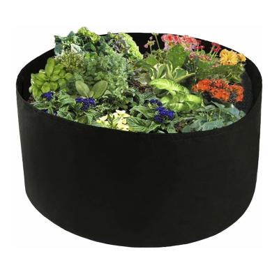 China Felt 100 Gallons Extra Large Round Garden Raised Bed , Deep Soil Diameter 39