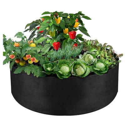 China Felt 2 Packs 100 Gallon Round Plant Grow Bag, Large Fabric Aeration Pots Container, Raised Bed Bag for Herb Flower Vegetable for sale