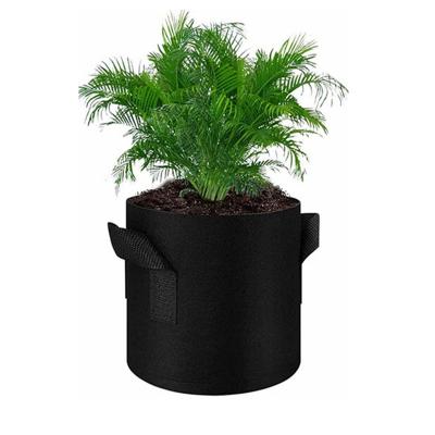 China Reusable Eco-Friendly Felt 5 Gallon Grow Bag Garden Planters With Handles for sale