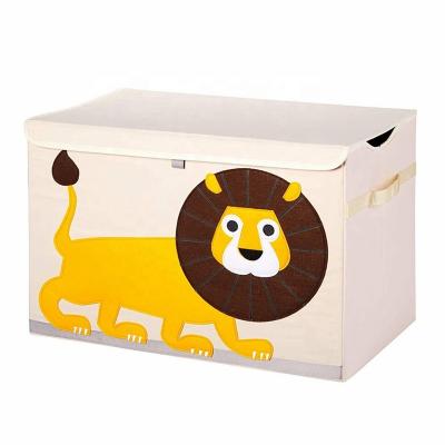 China Large cute and functional collapsible cube workable as Toy Chest and storage box storage with handles for sale