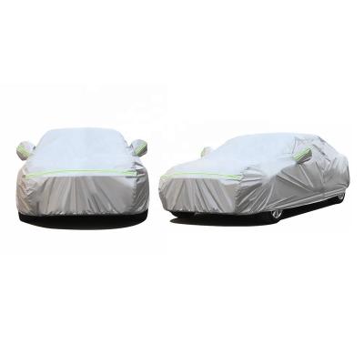 China Waterproof/Windproof/Snowproof/Dustproof Parking Anti Theft OEM Full Sun Body Lockable Sunproof SUV Outdoor UV Protection Customized Car Dust Cover for sale